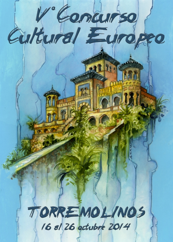 Cartel del Certamen Cultural que tuvo lugar en Torremolinos 2014